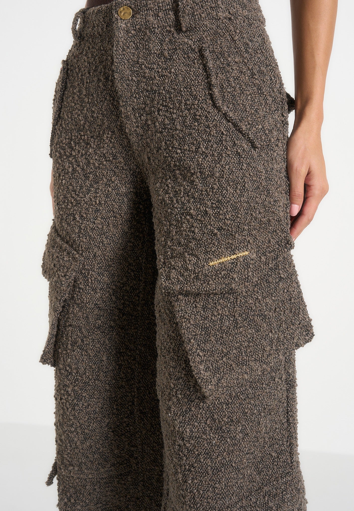 anne-high-waisted-boucle-denim-cargo-pants-brown