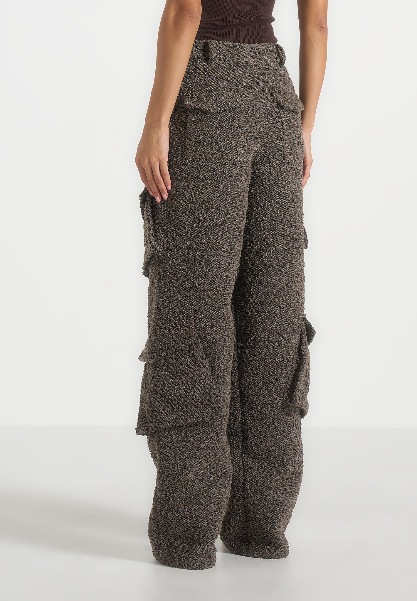 anne-high-waisted-boucle-denim-cargo-pants-brown