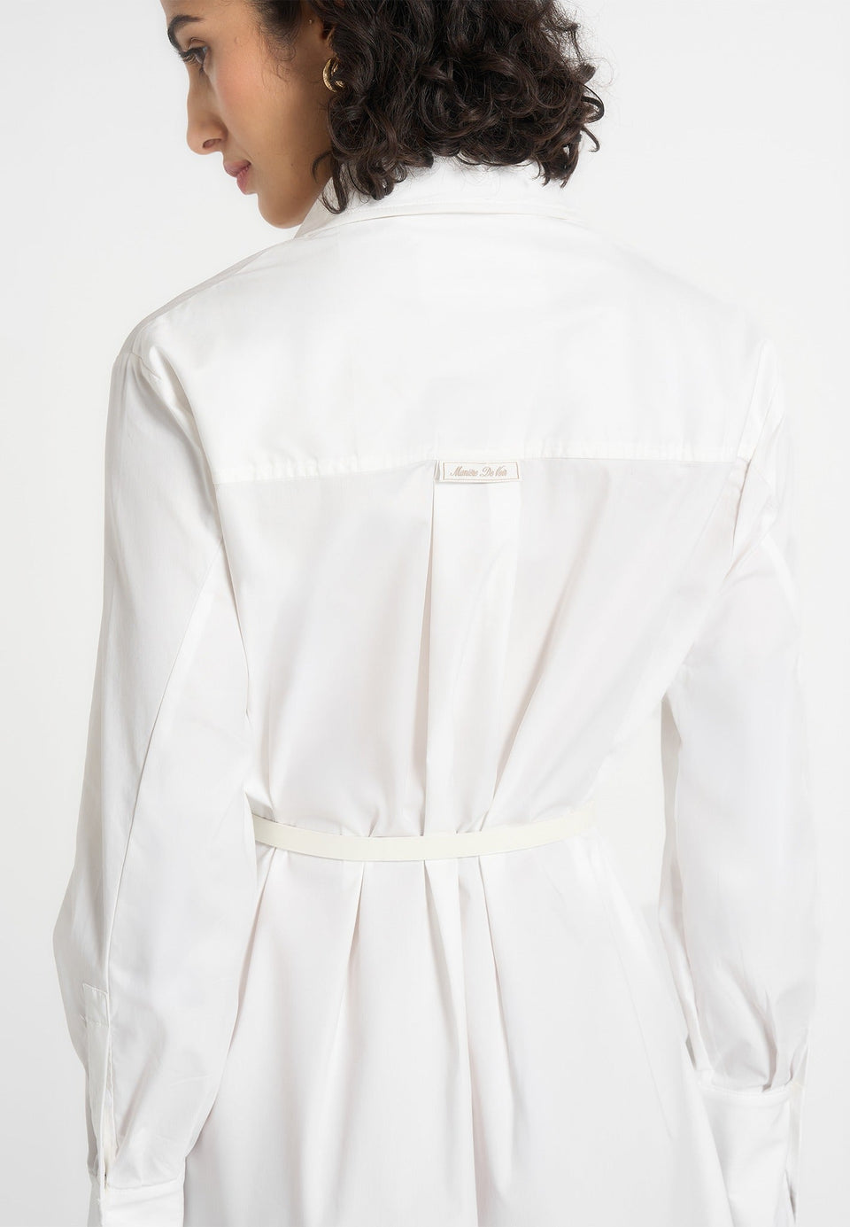 isa-belted-cotton-midi-shirt-dress-white