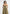 Elva - Smocked Waist Cotton Maxi Dress - Khaki