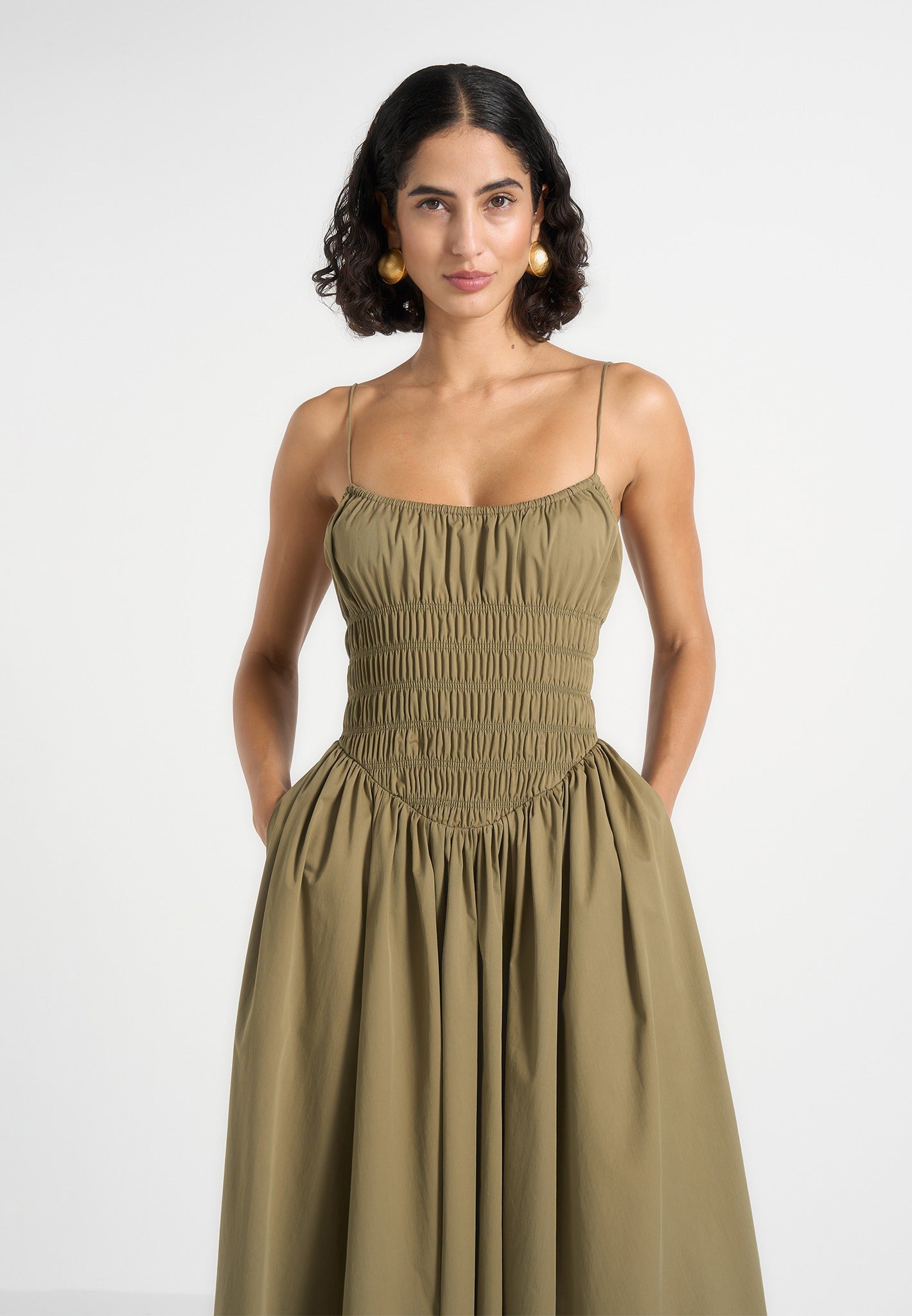 elva-smocked-waist-cotton-maxi-dress-khaki