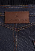 Ambre - Denim Lace Up Flared Jeans - Indigo