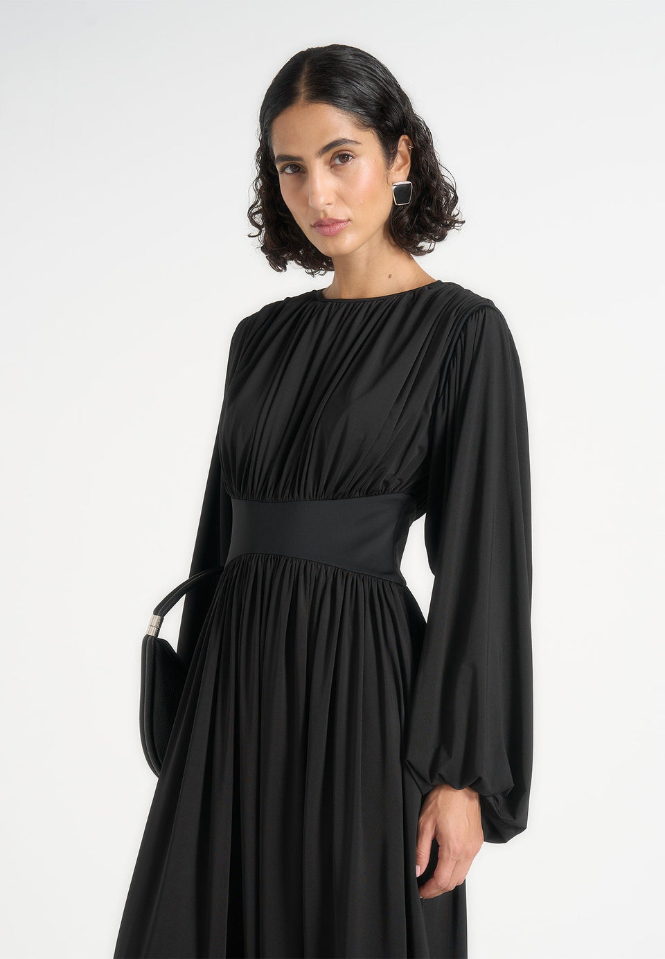 ivana-modest-pleated-cinch-maxi-dress-black
