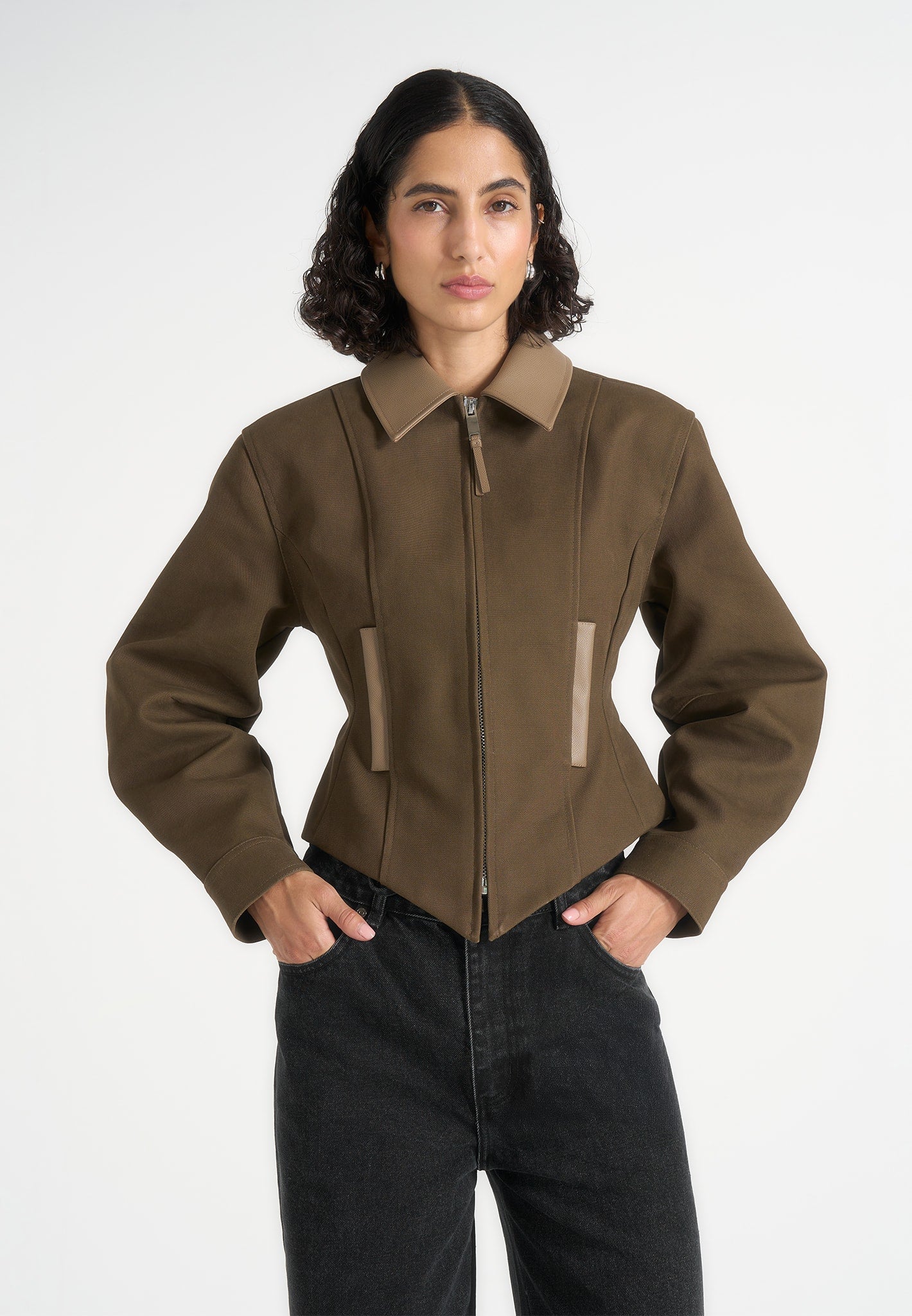sky-hourglass-gabardine-jacket-khaki