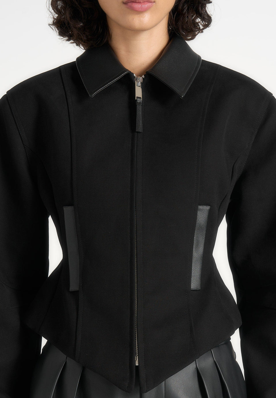 sky-hourglass-gabardine-jacket-black