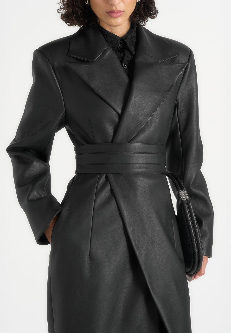 esma-leather-asymmetric-coat-with-cinch-belt-black