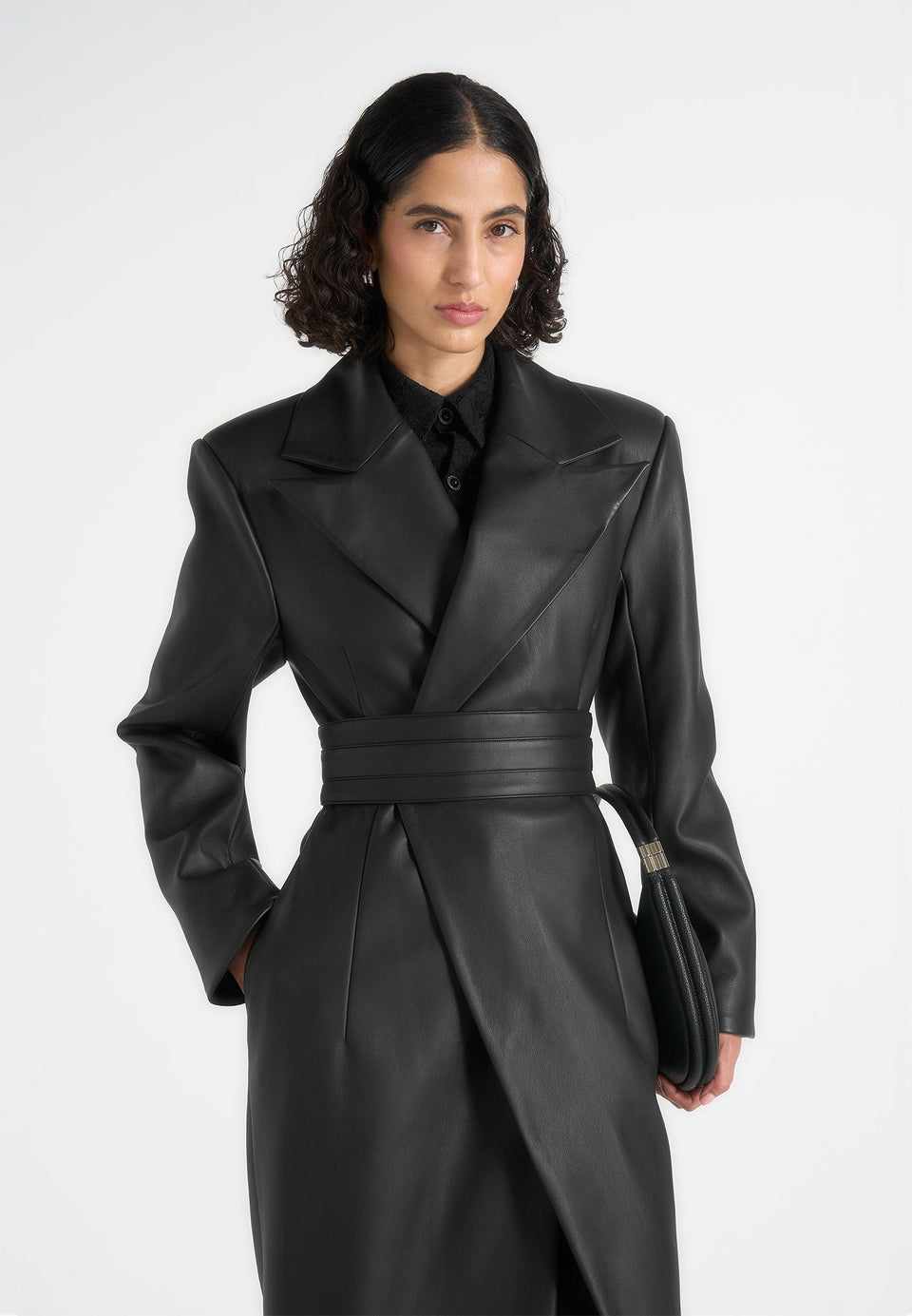 esma-leather-asymmetric-coat-with-cinch-belt-black