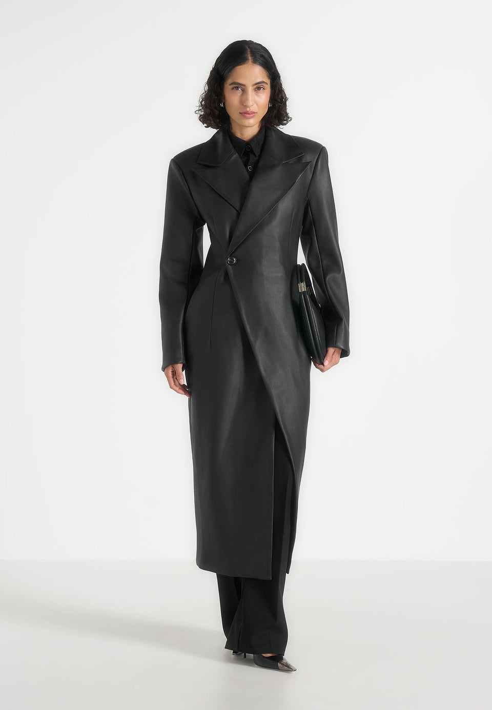 esma-leather-asymmetric-coat-with-cinch-belt-black