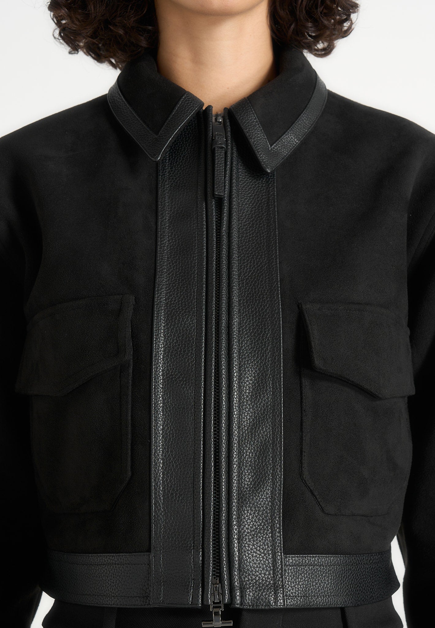 denise-suede-and-pebbled-leather-jacket-black