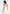Cora - Satin Pintuck Bandeau Corset Top - Off White