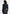 Delfina - Suede Layered-Shoulder Cropped Bomber Jacket - Navy
