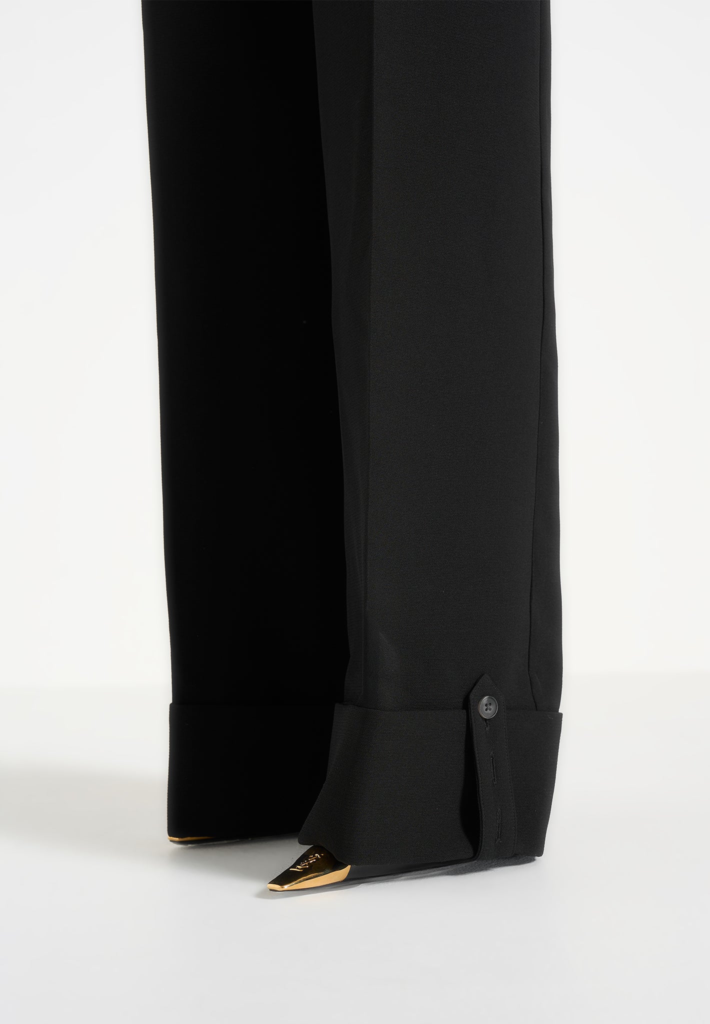 Ruby - Tailored Belted Cargo-Pocket Jumpsuit - Black