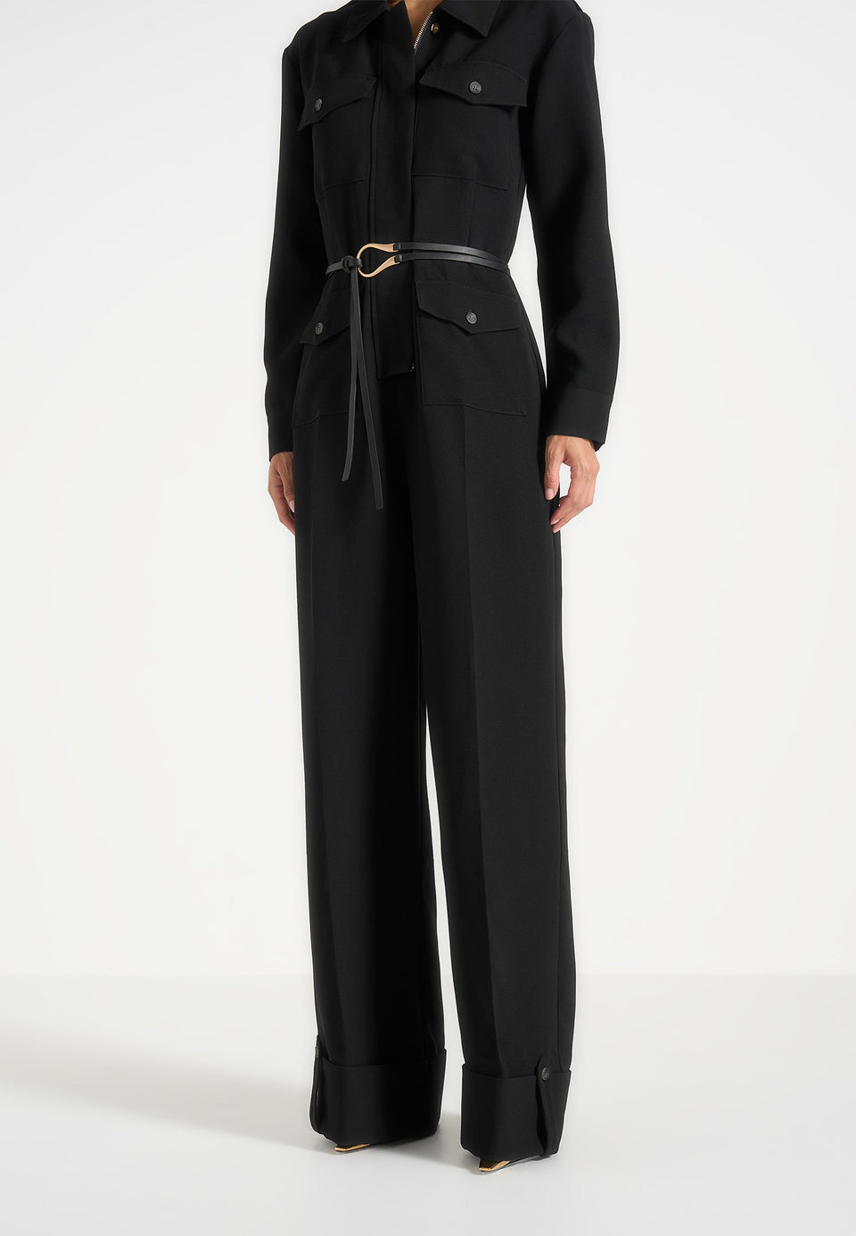 ruby-tailored-crepe-belted-utility-jumpsuit-black