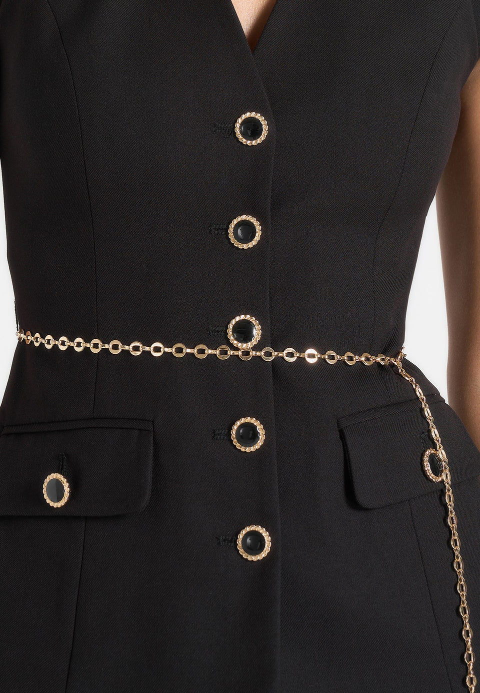 nahla-chain-belt-waistcoat-satin-maxi-dress-black