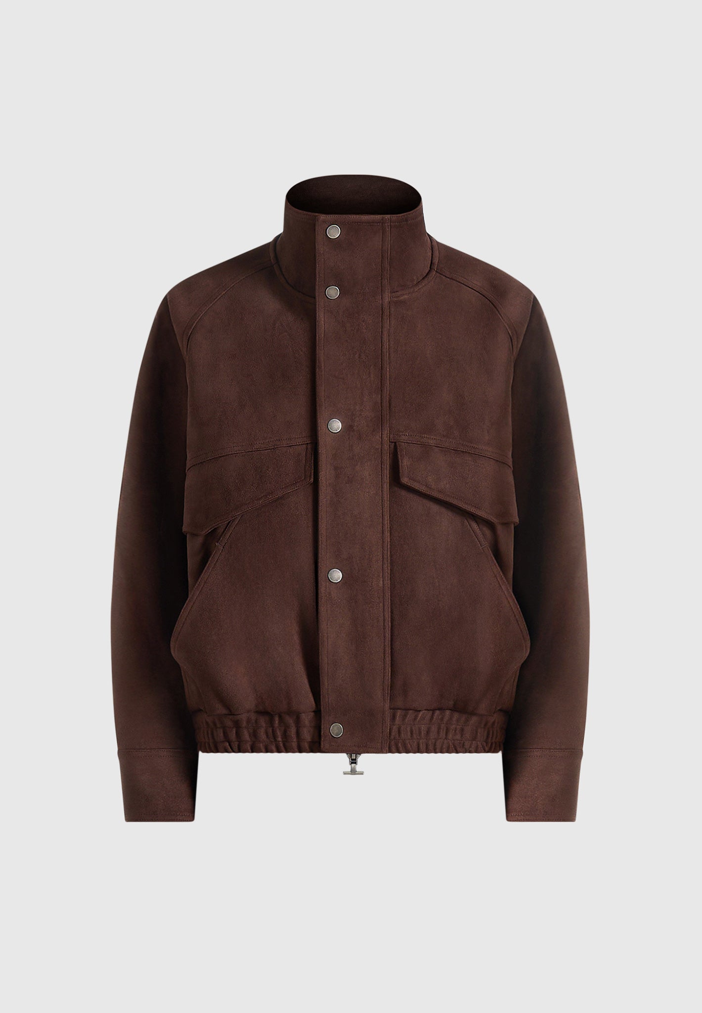 romain-unisex-funnel-neck-suede-relaxed-bomber-jacket
