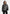 Ezra - Unisex Wool Belted Bomber Jacket - Grey