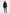 Delfina - Suede Layered-Shoulder Cropped Bomber Jacket - Black