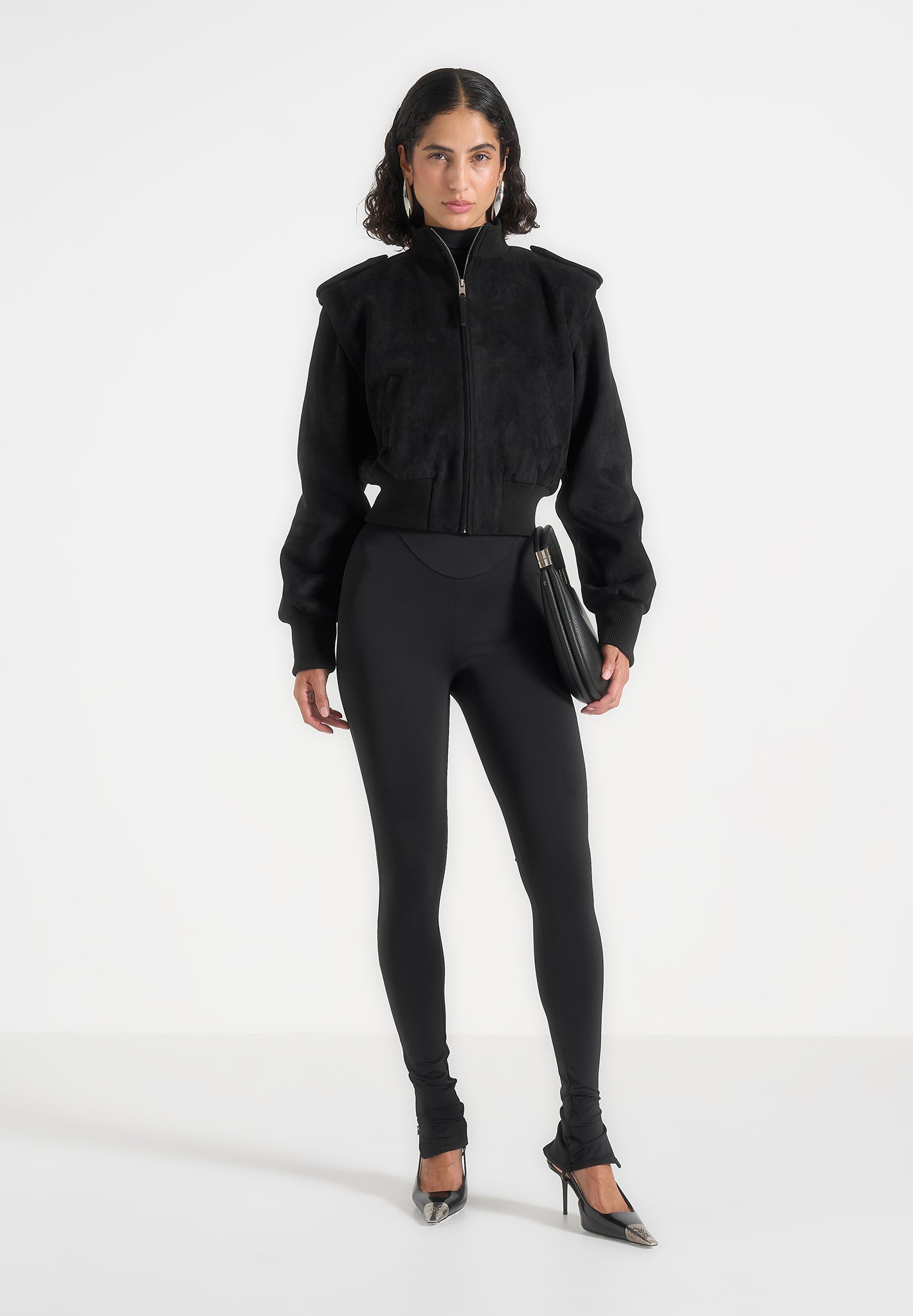 delfina-suede-layered-shoulder-cropped-bomber-jacket-black