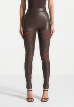 vegan-leather-suede-ribbed-legging-chocolate-brown