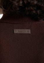 Honor - Wool-Blend Turtleneck Knit Bodysuit - Brown