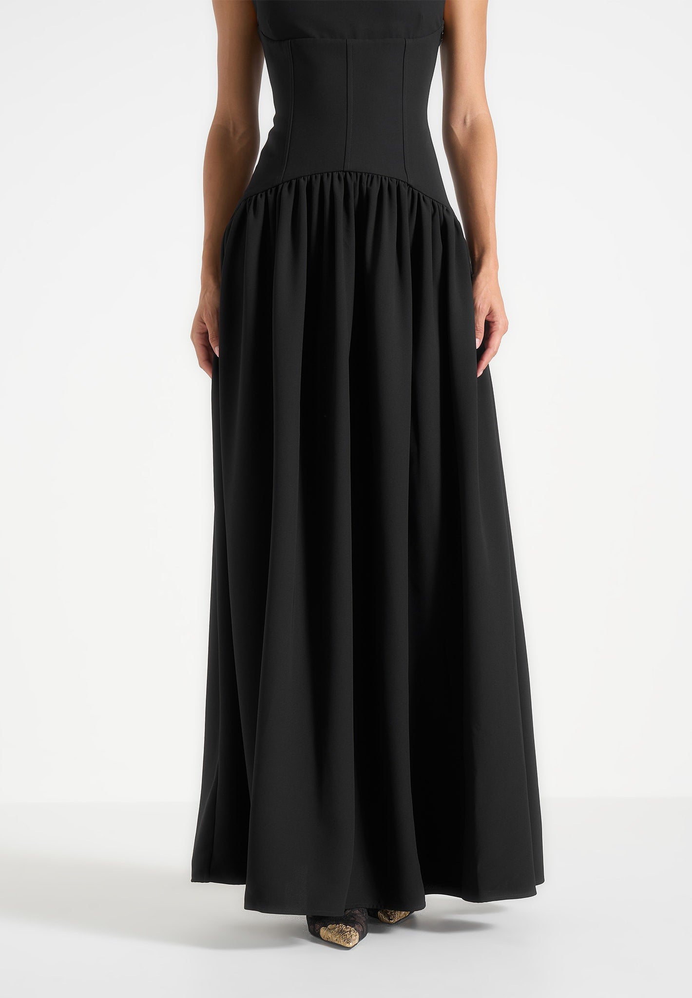 paige-boat-neck-corset-dress-black