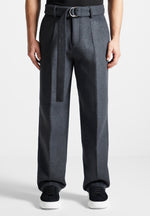 wool-blend-marl-belted-trousers-charcoal-grey