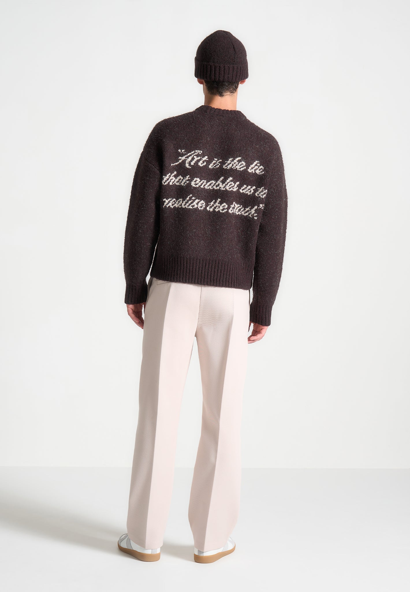 art-slogan-brushed-wool-knit-jumper-brown