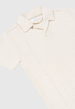 boucle-revere-pintuck-polo-shirt-beige