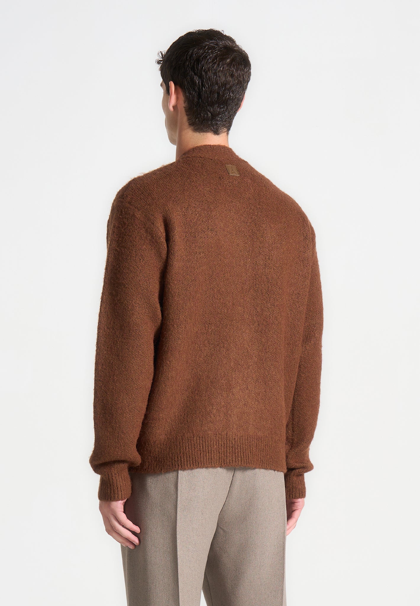 brushed-wool-knit-cardigan-rust