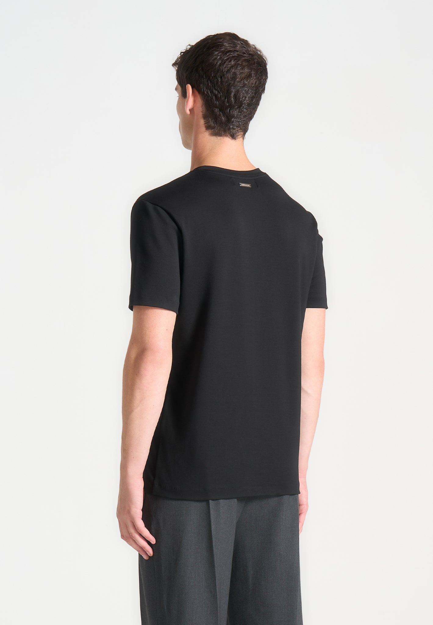 eternel-regular-fit-cotton-t-shirt-with-pintuck-black