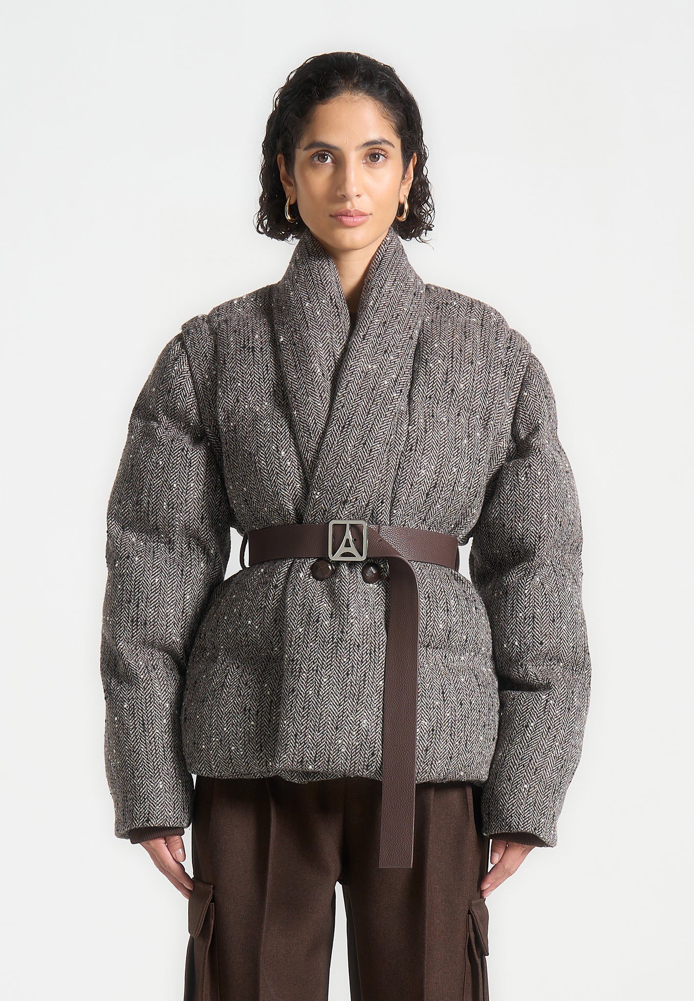 inez-herringbone-wool-wrap-belted-puffer-jacket-brown