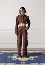 high-rise-drill-cargo-pants-brown