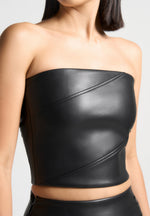 bandeau-vegan-leather-corset-top-black