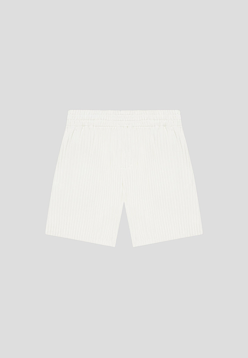 pleated-shorts-off-white