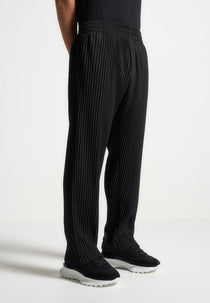 Jonas - Pleated Trousers - Black