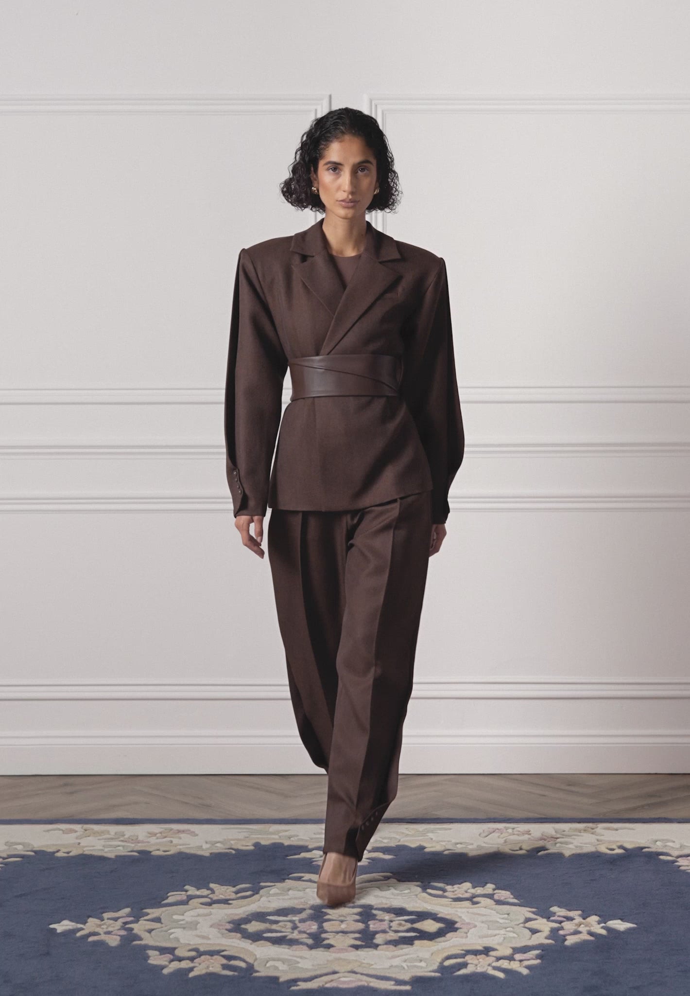 sophie-twist-leg-tailored-trousers-brown