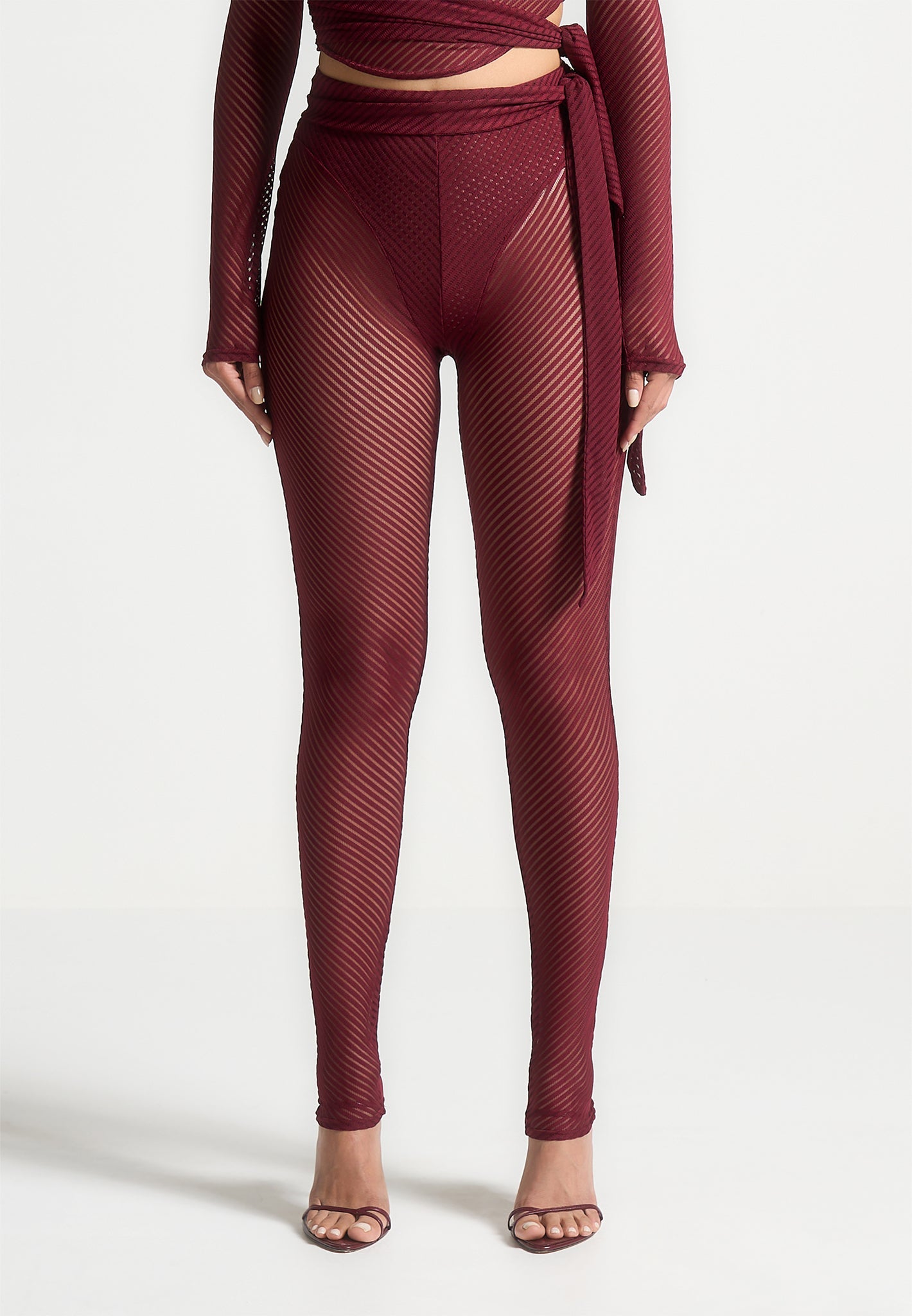 ribbed-sheer-leggings-with-tie-wine-red