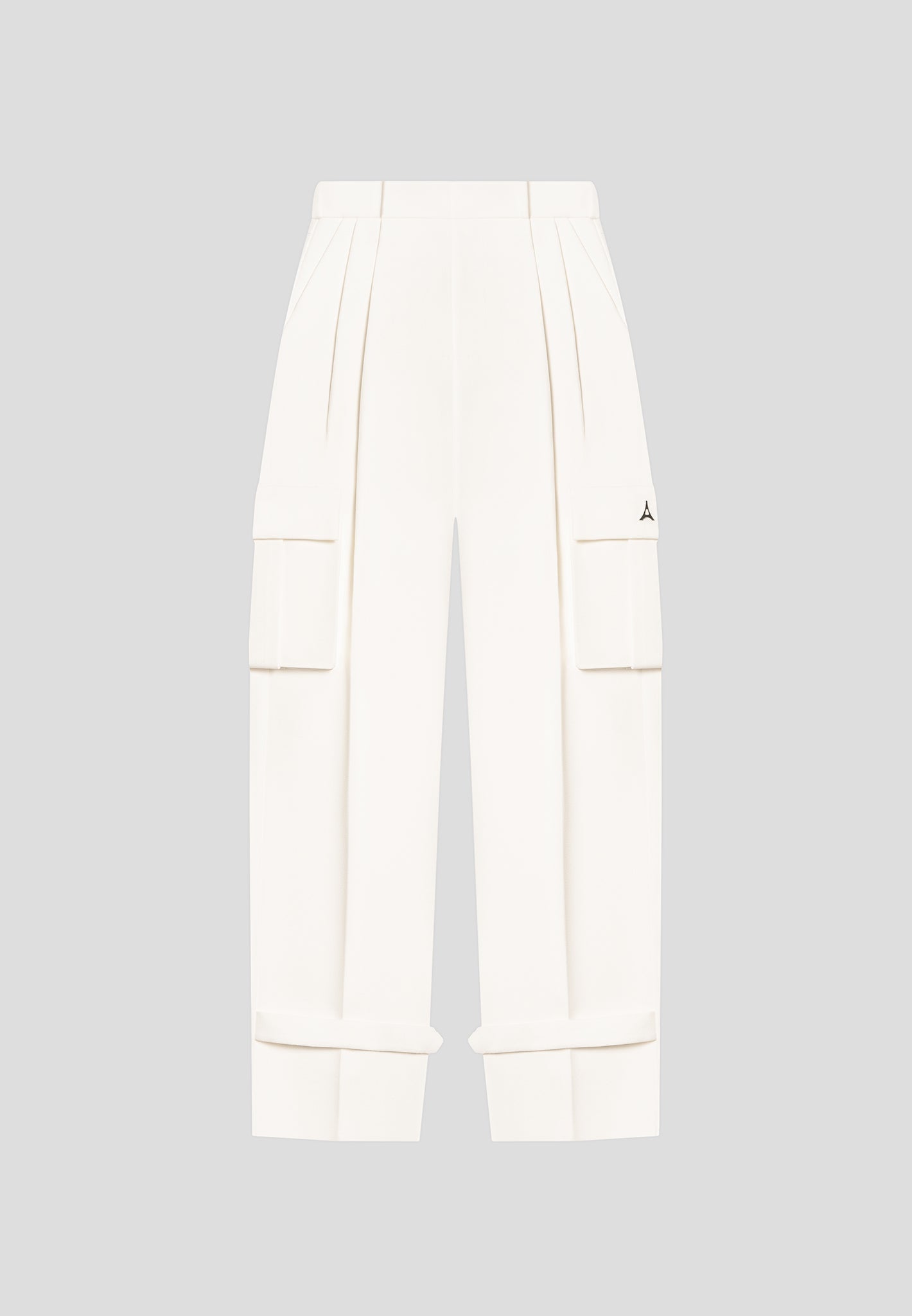 tailored-pleated-cargo-trousers-cream