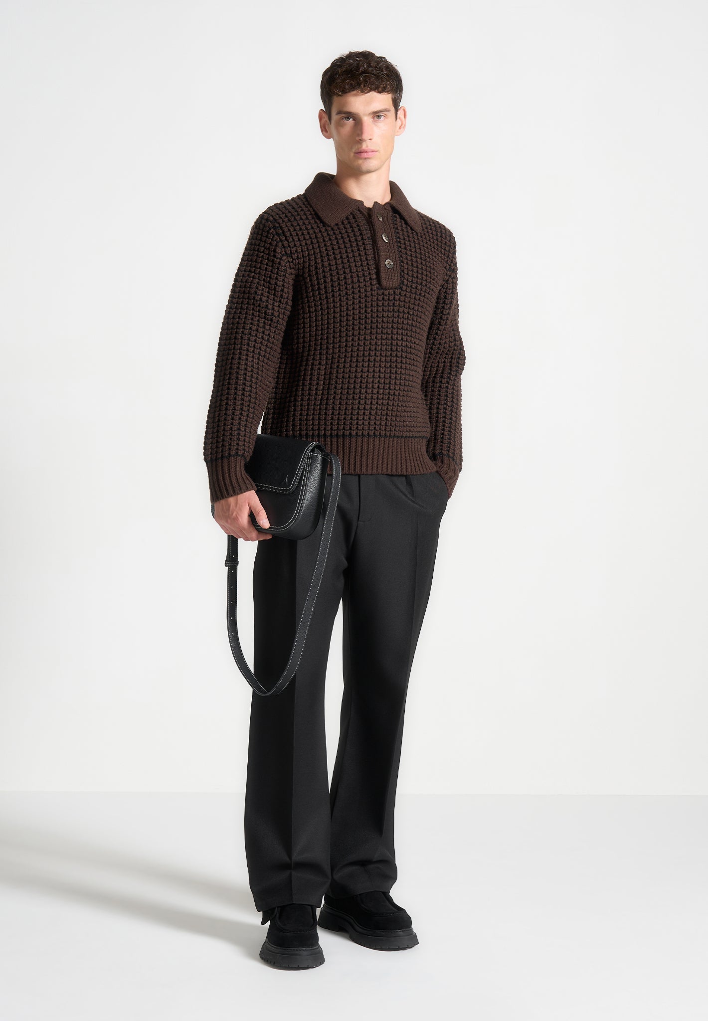 textured-wool-knit-polo-jumper-brown 