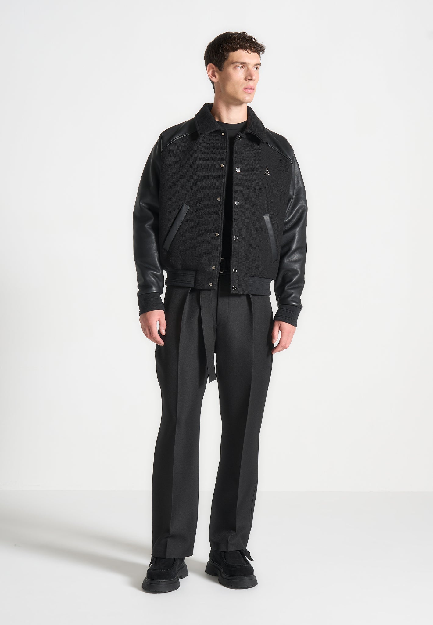 olivier-leather-raglan-varsity-jacket-black