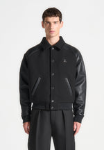 olivier-leather-raglan-varsity-jacket-black