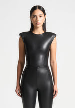 wide-shoulder-vegan-leather-bodysuit-black