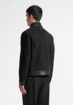 vegan-suede-pebbled-leather-jacket-black