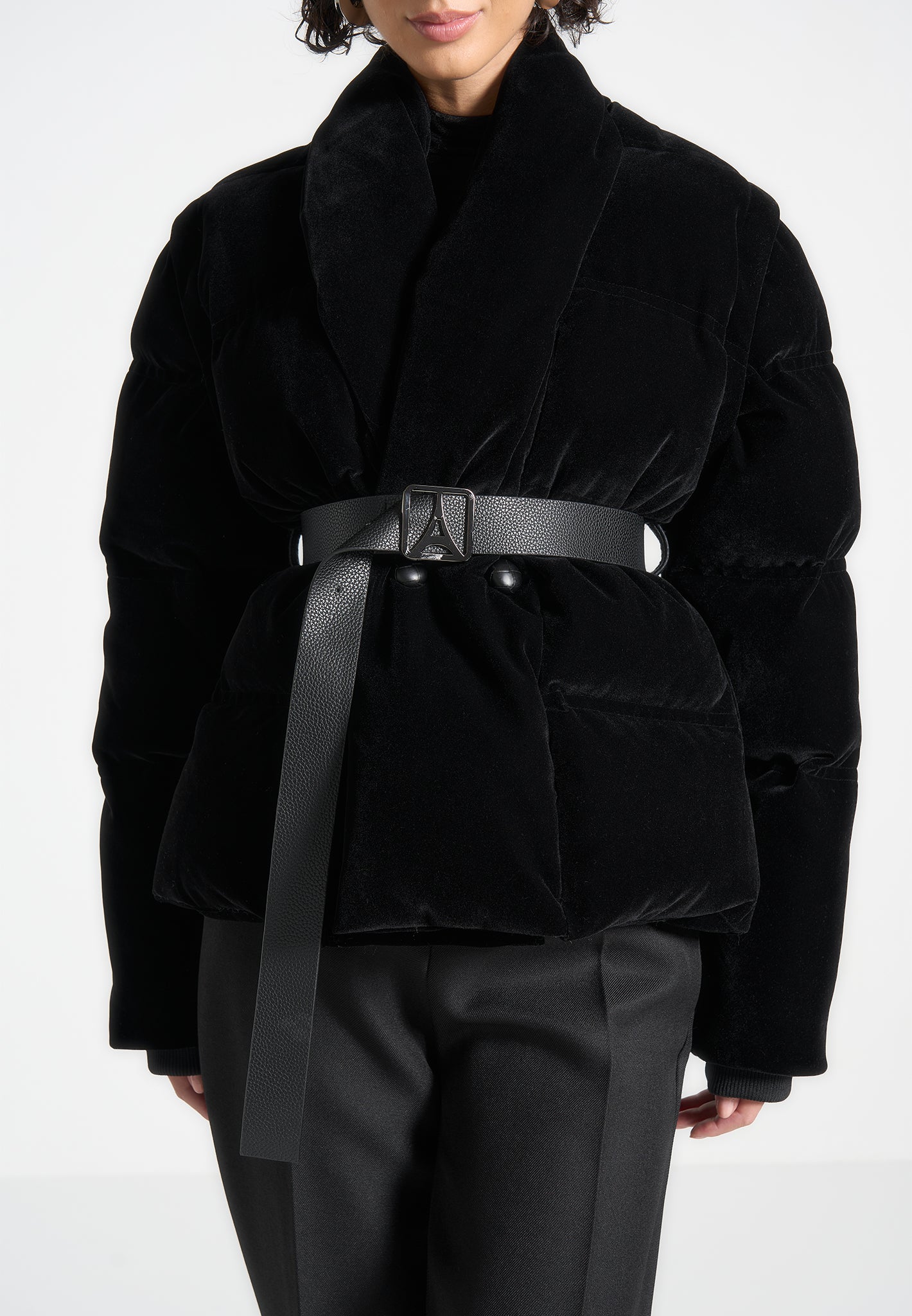 taya-velvet-wrap-belted-puffer-jacket-black