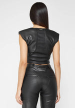 wide-shoulder-croc-embossed-crop-top-black