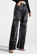 zip-detail-denim-cargo-pants-grey-wash